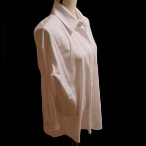 Gianni Bini Large L Button Down Collar Long Sleeve Mini Shirt Dress